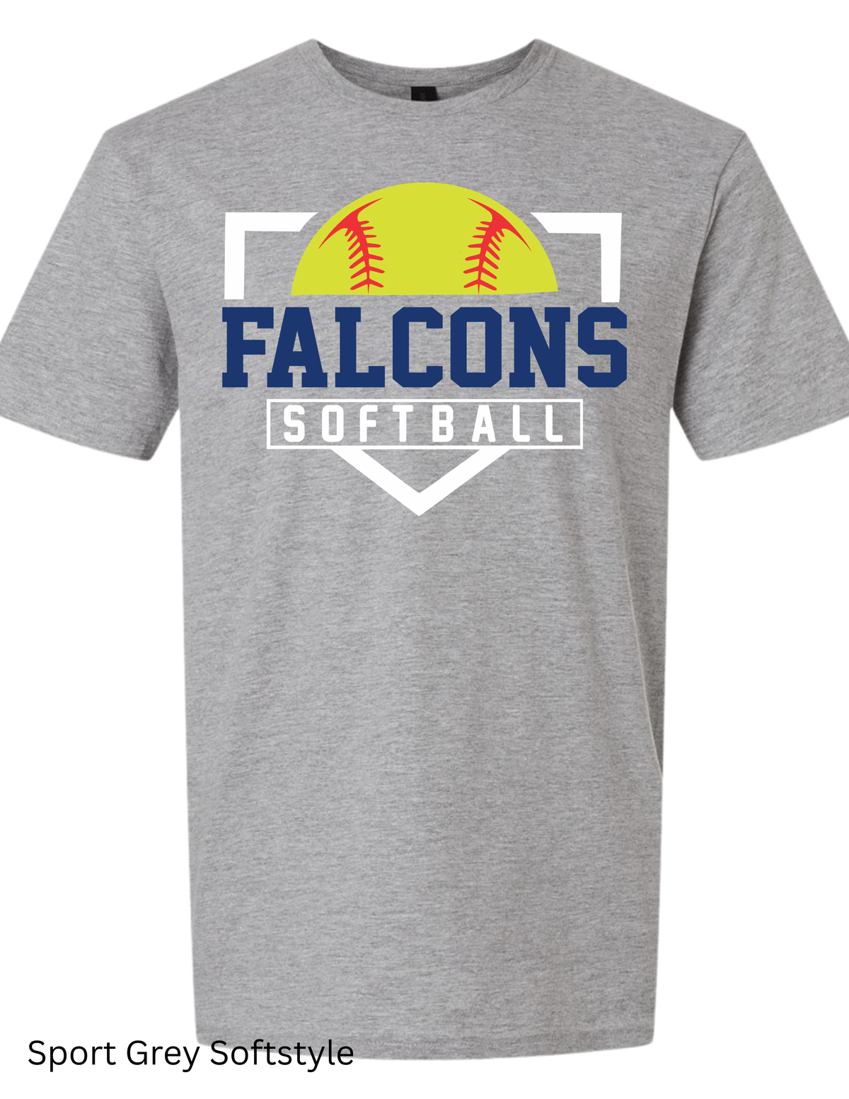 Falcon Softball Softstyle Tee
