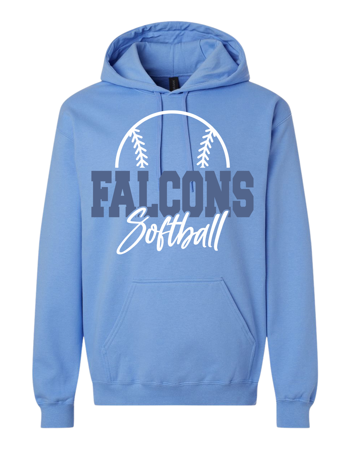Falcon Softball Hooded Sweatshirt