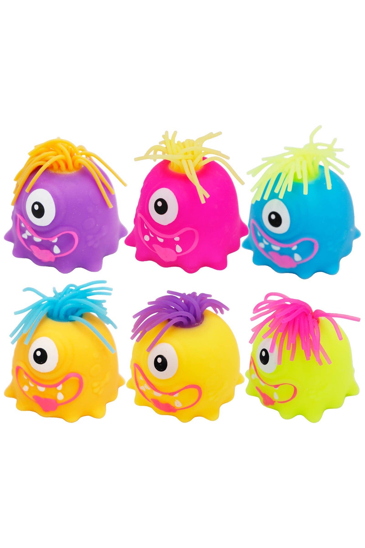 Noodle Hair Monster Fluffy Slime Filled Squishy: ASSORTED / ONE SIZE