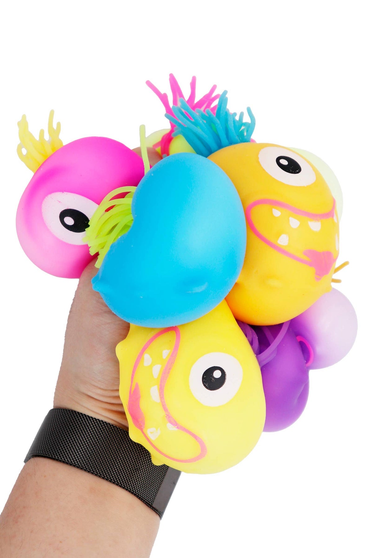 Noodle Hair Monster Fluffy Slime Filled Squishy: ASSORTED / ONE SIZE