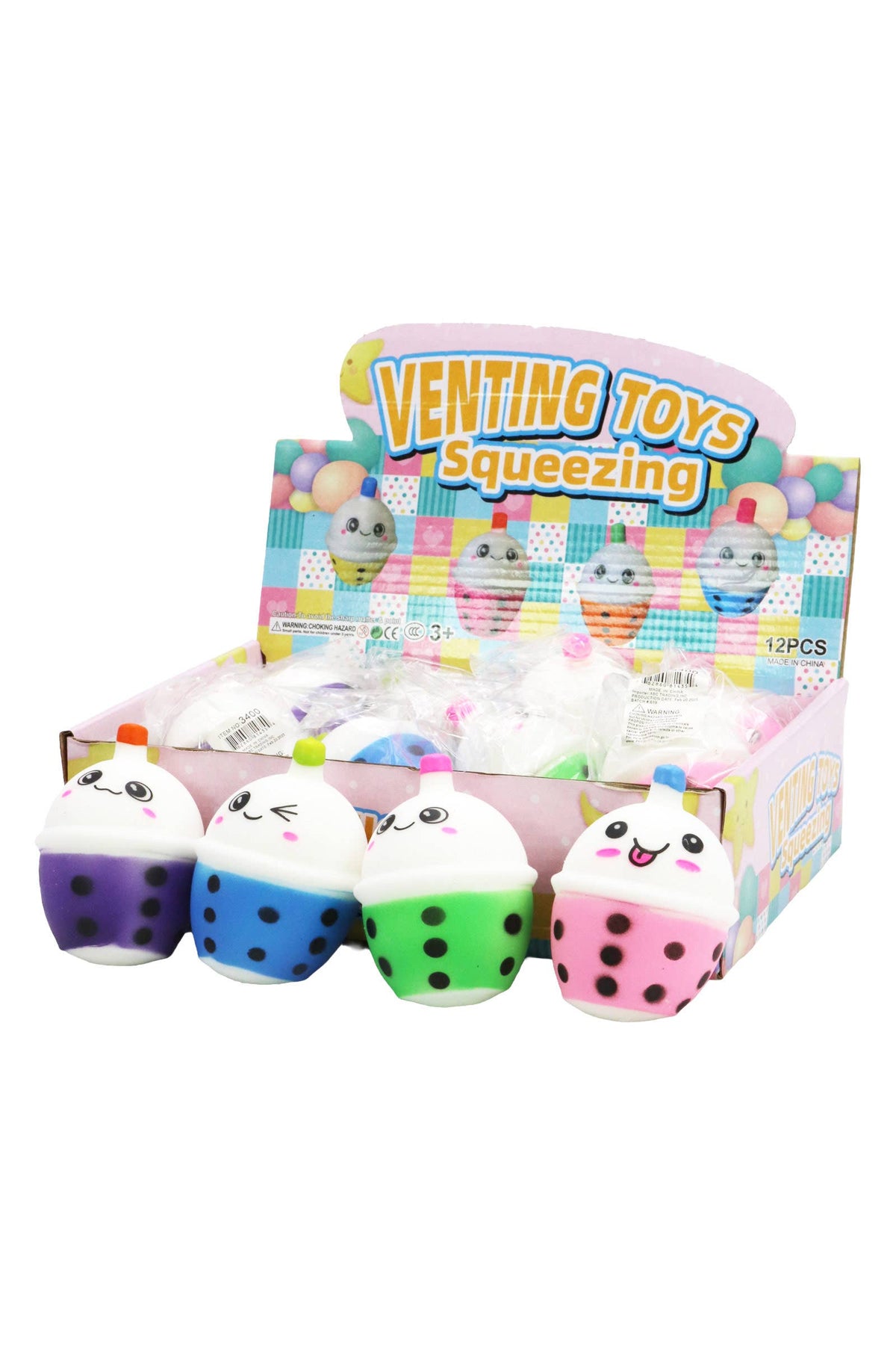 Kawaii Boba Bubble Tea Squishy: Assorted / One Size