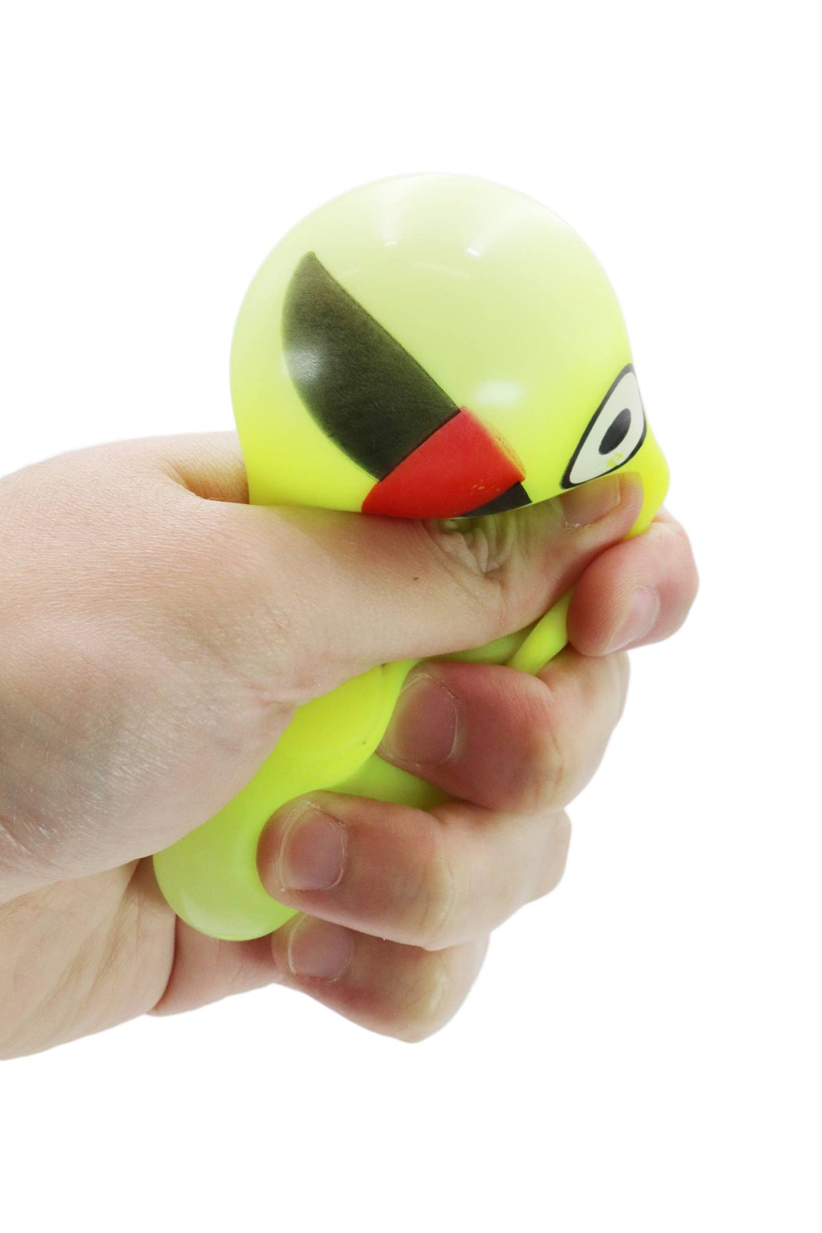 Tongue-Out Emoji Fluffy Slime Filled Squishy Toy - 12 pcs
