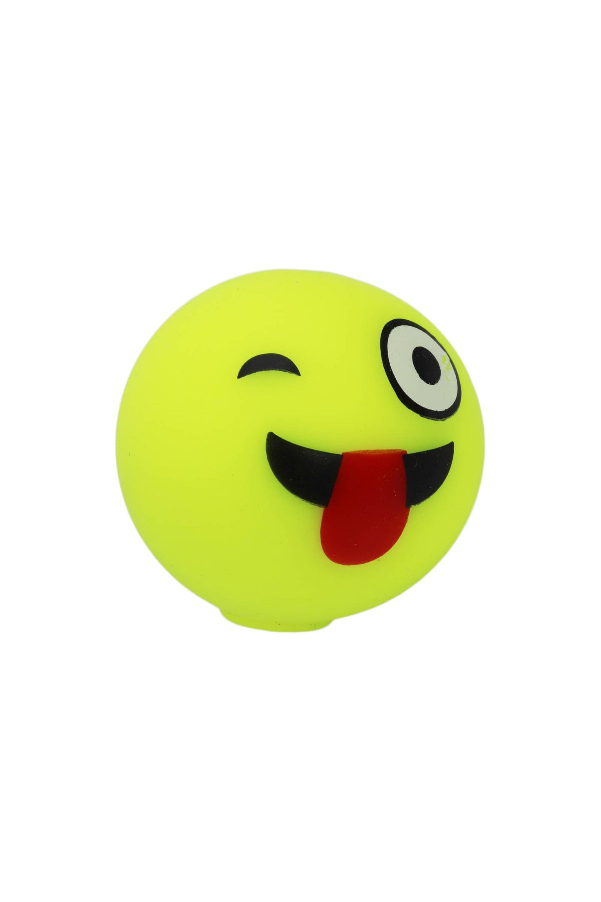 Tongue-Out Emoji Fluffy Slime Filled Squishy Toy - 12 pcs