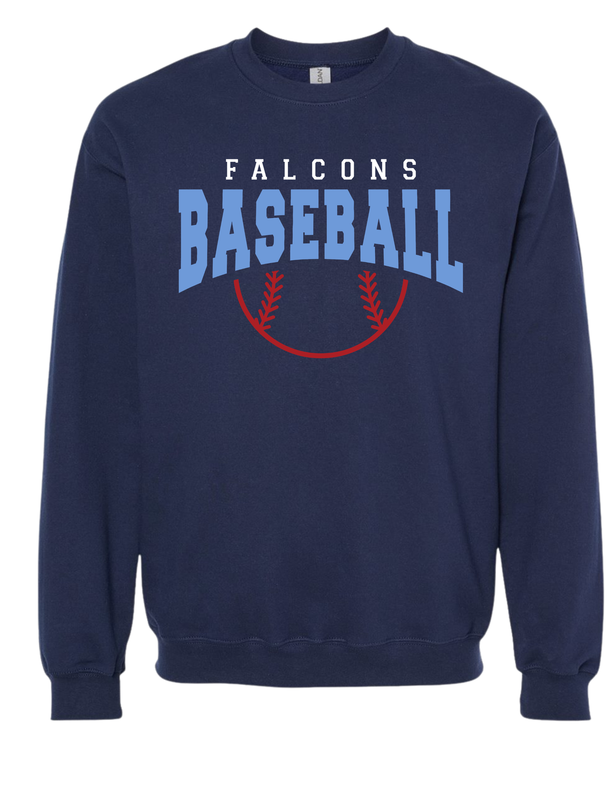 Falcon Baseball Crewneck Sweatshirt
