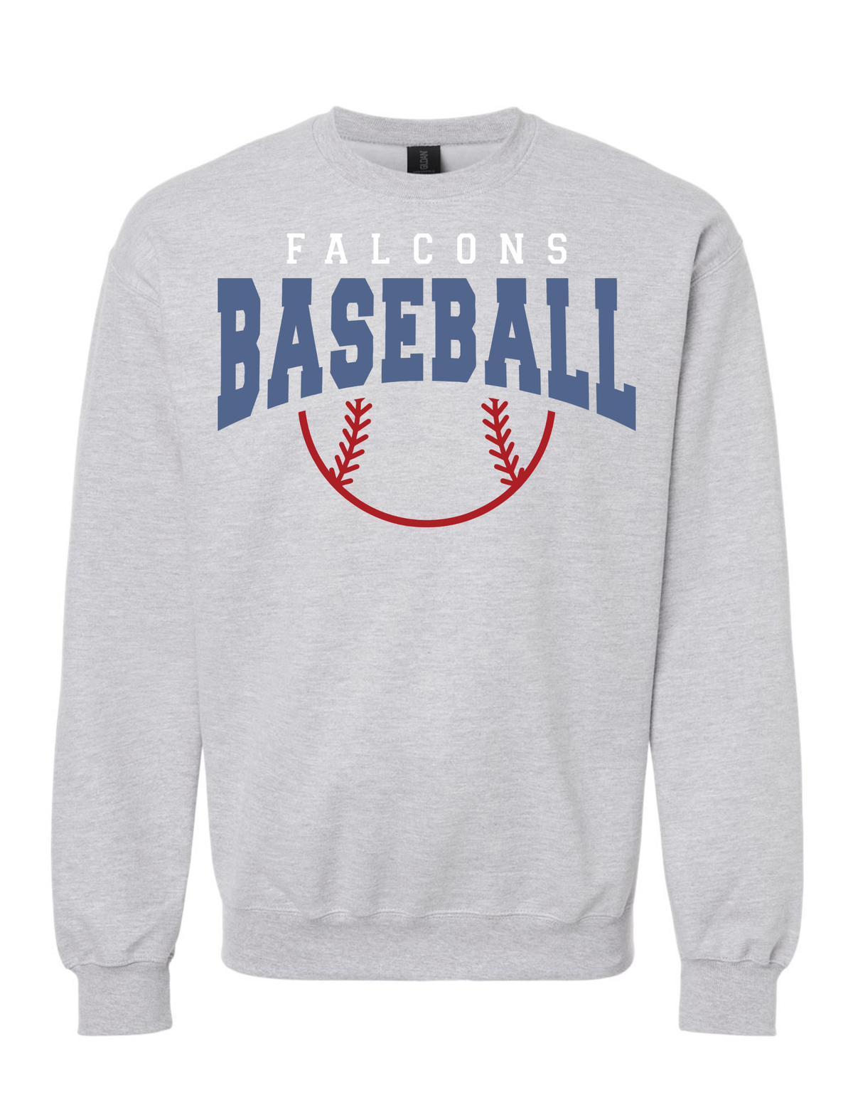 Falcon Baseball Crewneck Sweatshirt