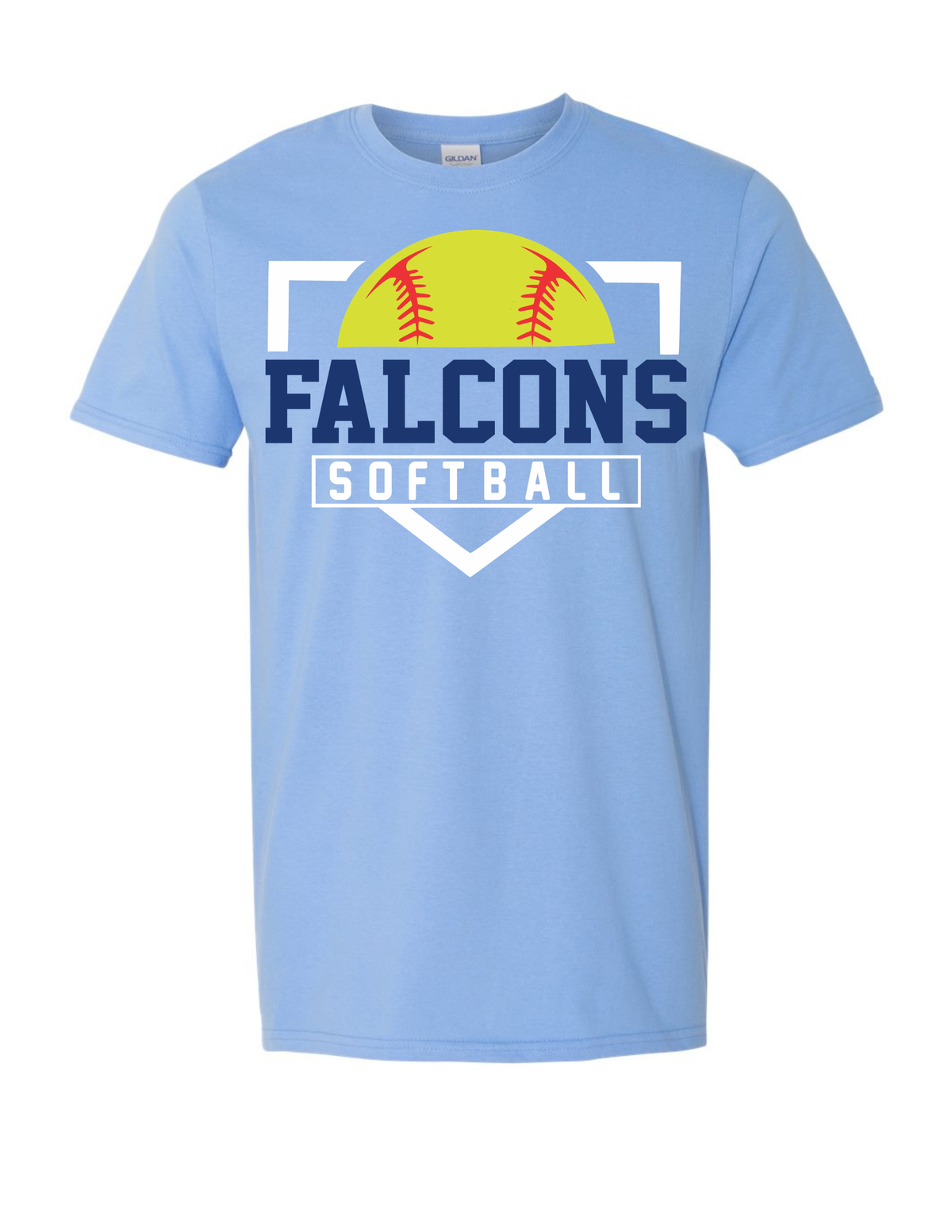 Falcon Softball Softstyle Tee