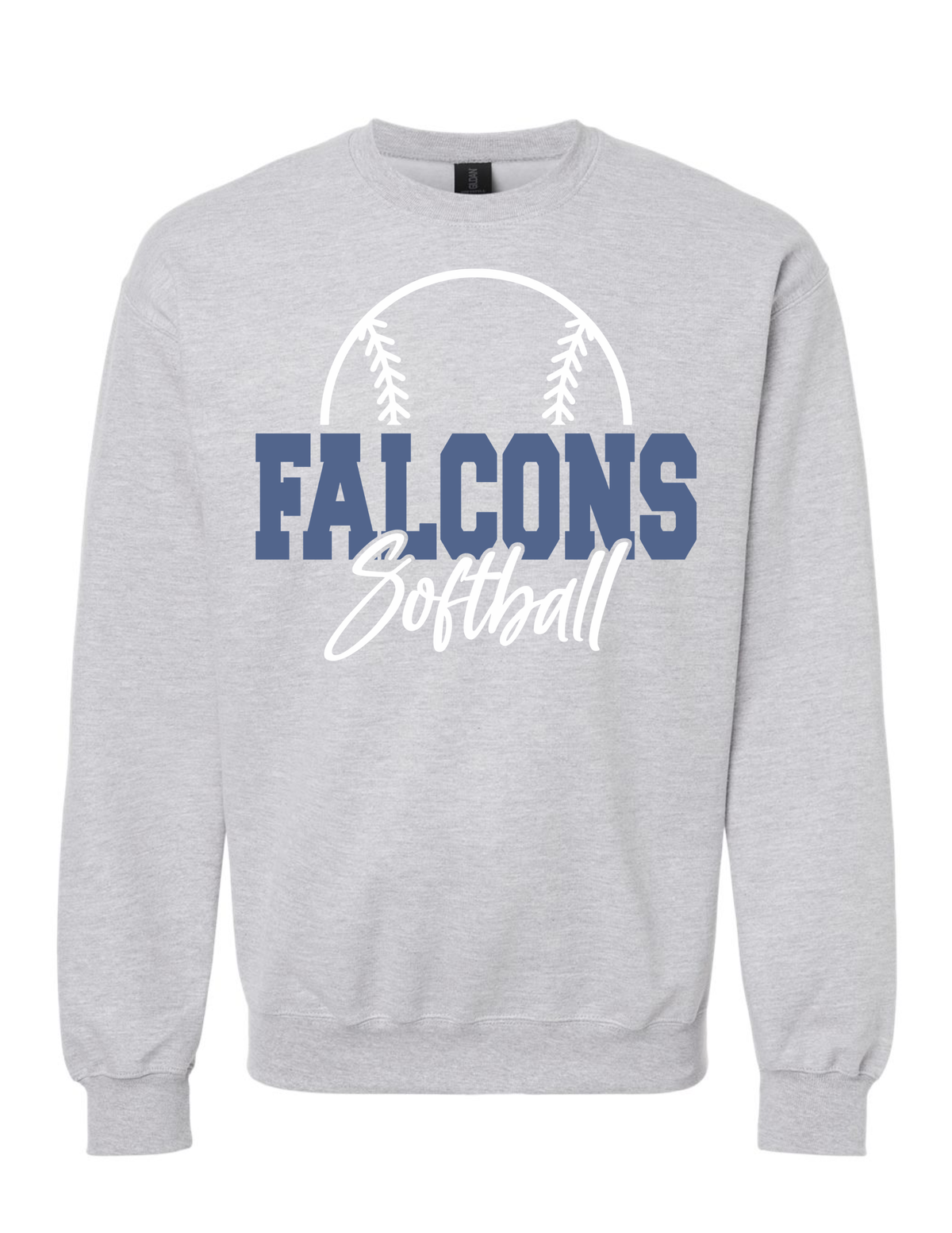 Falcon Softball Crewneck Sweatshirt