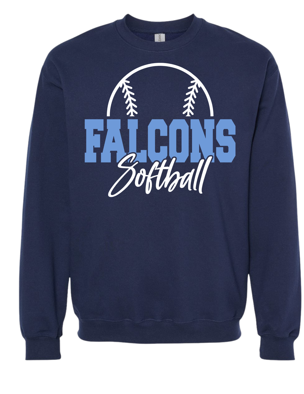 Falcon Softball Crewneck Sweatshirt