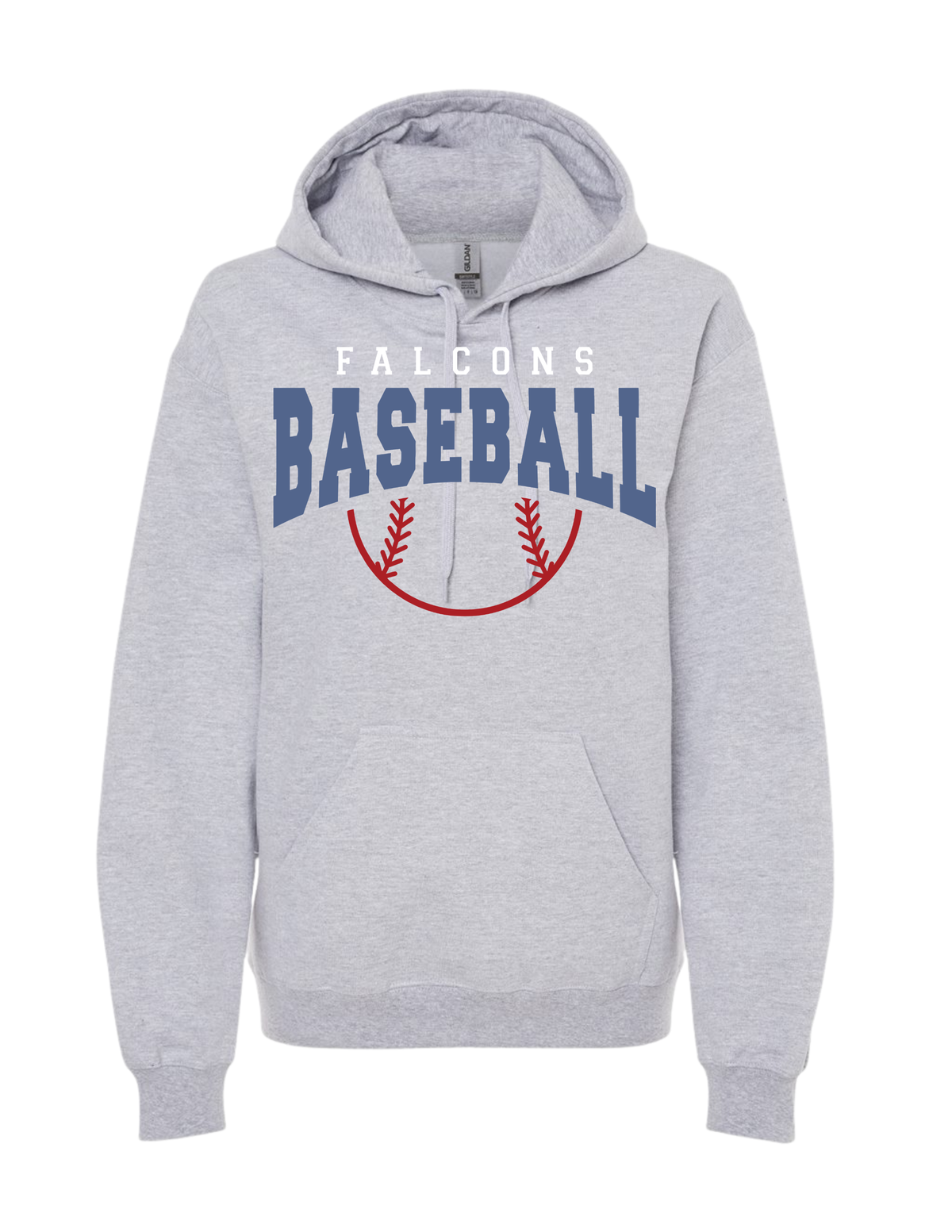 Falcon Baseball Hooded Sweatshirt