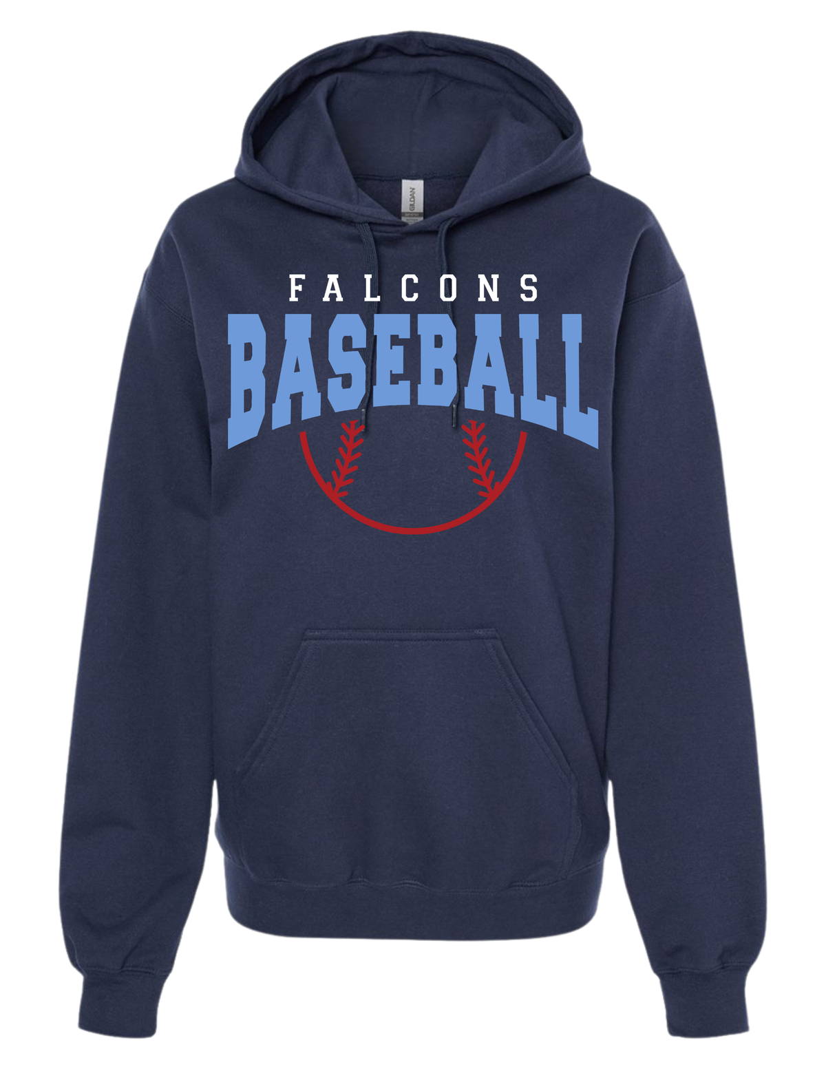 Falcon Baseball Hooded Sweatshirt