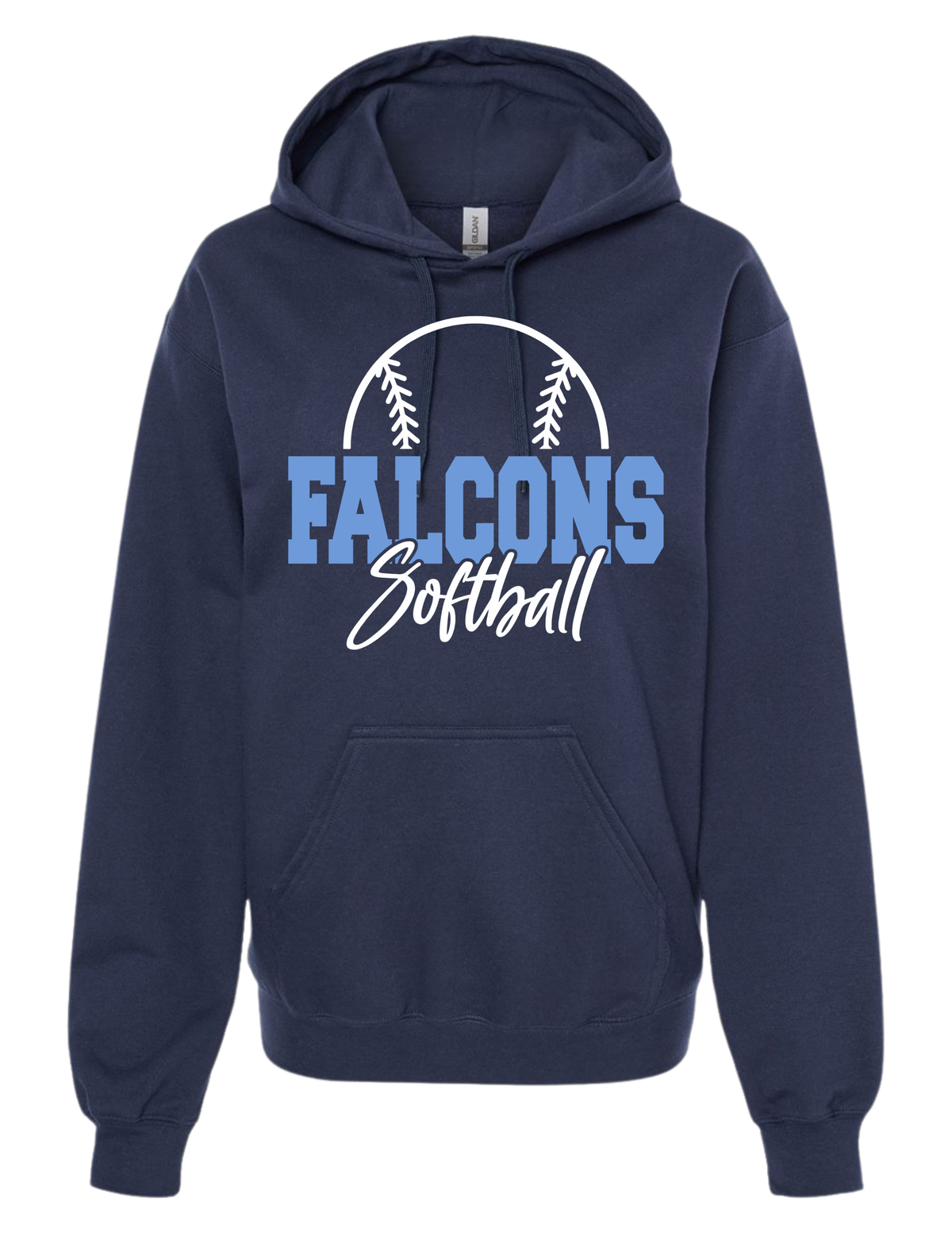 Falcon Softball Hooded Sweatshirt