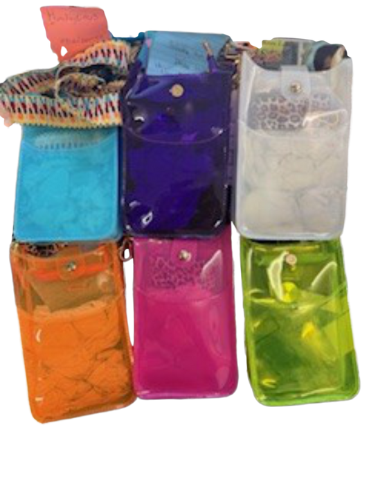Colored See through crossbody